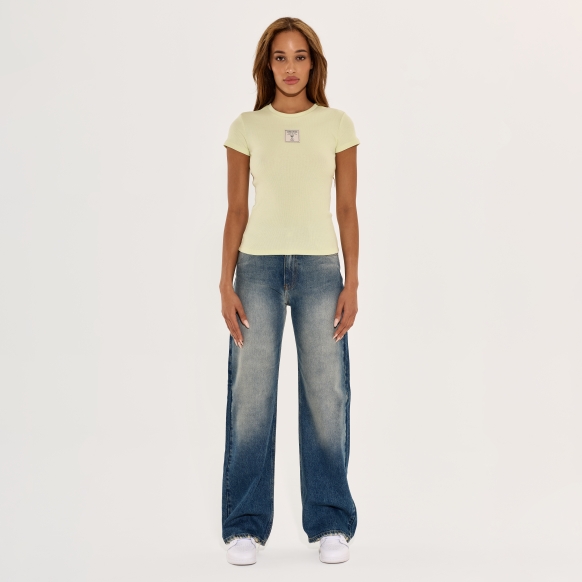Set denim Lime cream